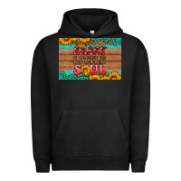 Pigment Black sassy little soul  skinny metal can holder Urban Hoodie - HRA Design Shop