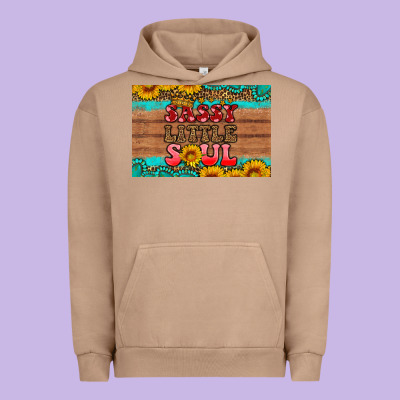 Sassy Little Soul  Skinny Metal Can Holder Urban Hoodie Designed By Hra Design Shop