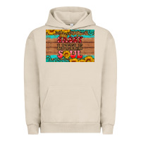 Pigment French Oak sassy little soul  skinny metal can holder Urban Hoodie - HRA Design Shop