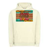 Pigment Pistachio sassy little soul  skinny metal can holder Urban Hoodie - HRA Design Shop
