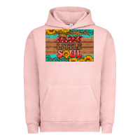 Pigment Salmon sassy little soul  skinny metal can holder Urban Hoodie - HRA Design Shop