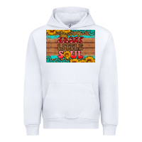 White sassy little soul  skinny metal can holder Urban Hoodie - HRA Design Shop