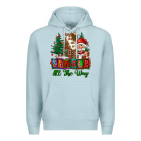 Blue Mist jingle all the way Premium Hoodie - FaDigitalArtStudio