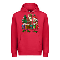 Cardinal jingle all the way Premium Hoodie - FaDigitalArtStudio