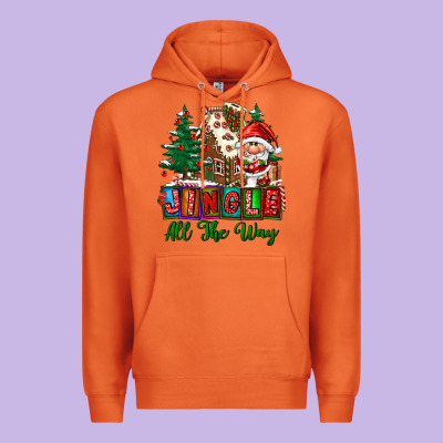 Jingle All The Way Premium Hoodie Designed By Fadigitalartstudio