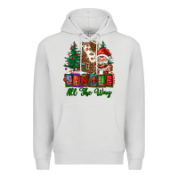 Dove Grey jingle all the way Premium Hoodie - FaDigitalArtStudio