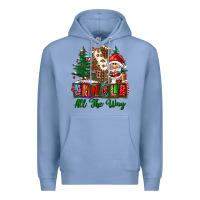 Colony Blue jingle all the way Premium Hoodie - FaDigitalArtStudio