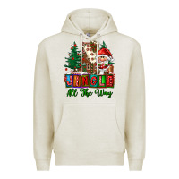Oatmeal Heather jingle all the way Premium Hoodie - FaDigitalArtStudio