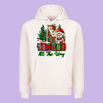 Jingle All The Way Premium Hoodie Designed By Fadigitalartstudio