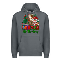 Rock jingle all the way Premium Hoodie - FaDigitalArtStudio