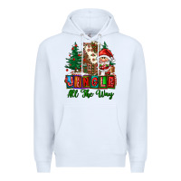 White jingle all the way Premium Hoodie - FaDigitalArtStudio