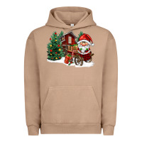 Pigment Burro christmas gnomes barnyard Urban Hoodie - FaDigitalArtStudio
