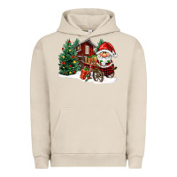 Pigment French Oak christmas gnomes barnyard Urban Hoodie - FaDigitalArtStudio
