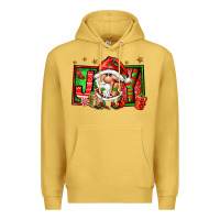 Antique Gold joy santa gnomes Premium Hoodie - FaDigitalArtStudio