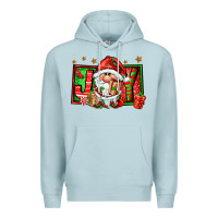 Blue Mist joy santa gnomes Premium Hoodie - FaDigitalArtStudio