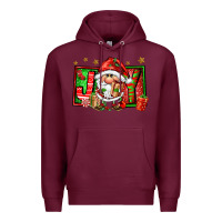 Burgundy joy santa gnomes Premium Hoodie - FaDigitalArtStudio