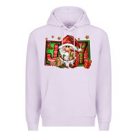 Lilac joy santa gnomes Premium Hoodie - FaDigitalArtStudio