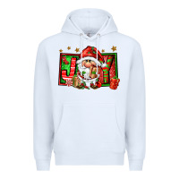 White joy santa gnomes Premium Hoodie - FaDigitalArtStudio