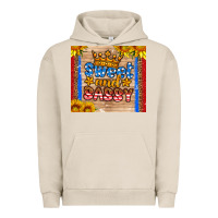 Pigment French Oak usa flag sweet and sassy Urban Hoodie - HRA Design Shop