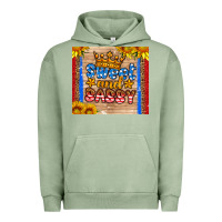 Pigment Oil Green usa flag sweet and sassy Urban Hoodie - HRA Design Shop