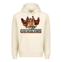 Tofu crazychickens Premium Hoodie - CowhideDigitalArt