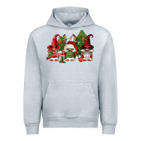Heather Grey christmas gnomies Urban Hoodie - FaDigitalArtStudio