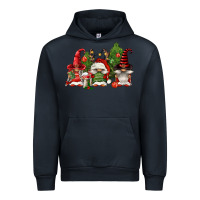 Navy christmas gnomies Urban Hoodie - FaDigitalArtStudio
