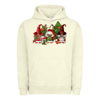 Pigment Pistachio christmas gnomies Urban Hoodie - FaDigitalArtStudio