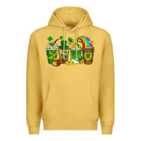 Antique Gold st. patricks day coffee drinks Premium Hoodie - Neo Western