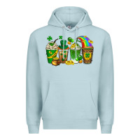 Blue Mist st. patricks day coffee drinks Premium Hoodie - Neo Western