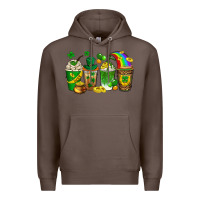 Coffee st. patricks day coffee drinks Premium Hoodie - Neo Western