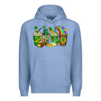St. Patricks Day Coffee Drinks Premium Hoodie | Teevron