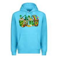 Ocean Blue st. patricks day coffee drinks Premium Hoodie - Neo Western