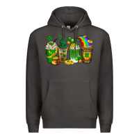 Smoke st. patricks day coffee drinks Premium Hoodie - Neo Western