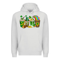 Dove Grey st. patricks day coffee drinks Premium Hoodie - Neo Western