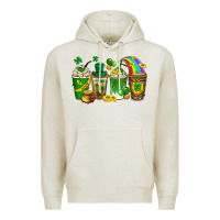 Oatmeal Heather st. patricks day coffee drinks Premium Hoodie - Neo Western