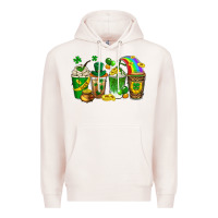 Pale Pink st. patricks day coffee drinks Premium Hoodie - Neo Western