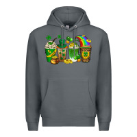 Rock st. patricks day coffee drinks Premium Hoodie - Neo Western