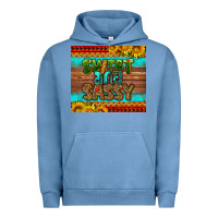 Pigment Pebble Blue sweet and sassy Juneteenth Urban Hoodie - HRA Design Shop