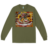 Army Green rattle snake don't tread on me tumbler Long Sleeve Tee - BarkalooDesign