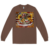 Chestnut rattle snake don't tread on me tumbler Long Sleeve Tee - BarkalooDesign