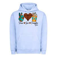 Pigment Grape Ice Peace Love Pumpkin Spice Urban Hoodie - CowhideDigitalArt