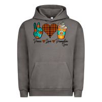 Pigment Tornado Peace Love Pumpkin Spice Urban Hoodie - CowhideDigitalArt