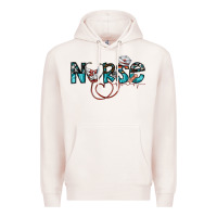 Pale Pink nurse Premium Hoodie - SublimationCraftShop