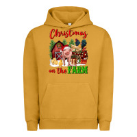 Pigment Peanut Butter christmas on the farm Urban Hoodie - FaDigitalArtStudio
