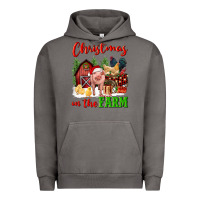 Pigment Tornado christmas on the farm Urban Hoodie - FaDigitalArtStudio