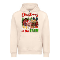 Sandshell christmas on the farm Urban Hoodie - FaDigitalArtStudio