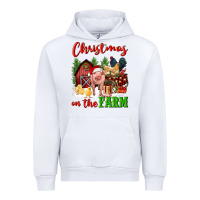White christmas on the farm Urban Hoodie - FaDigitalArtStudio