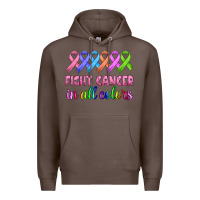 Coffee fight cancer in all colors Premium Hoodie - HRA Design Shop