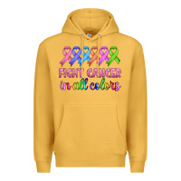Mustard fight cancer in all colors Premium Hoodie - HRA Design Shop